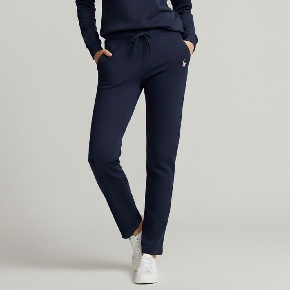 Polo Ralph Lauren Kids Navy Blue Sweatpants Joggers Size L 12-14 Pony Logo $178